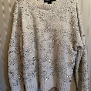 French Connection Rosemary Sequin Sweater